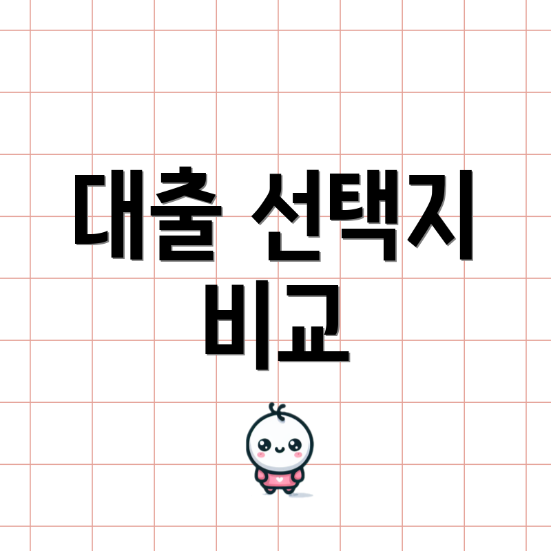 대출 선택지 비교