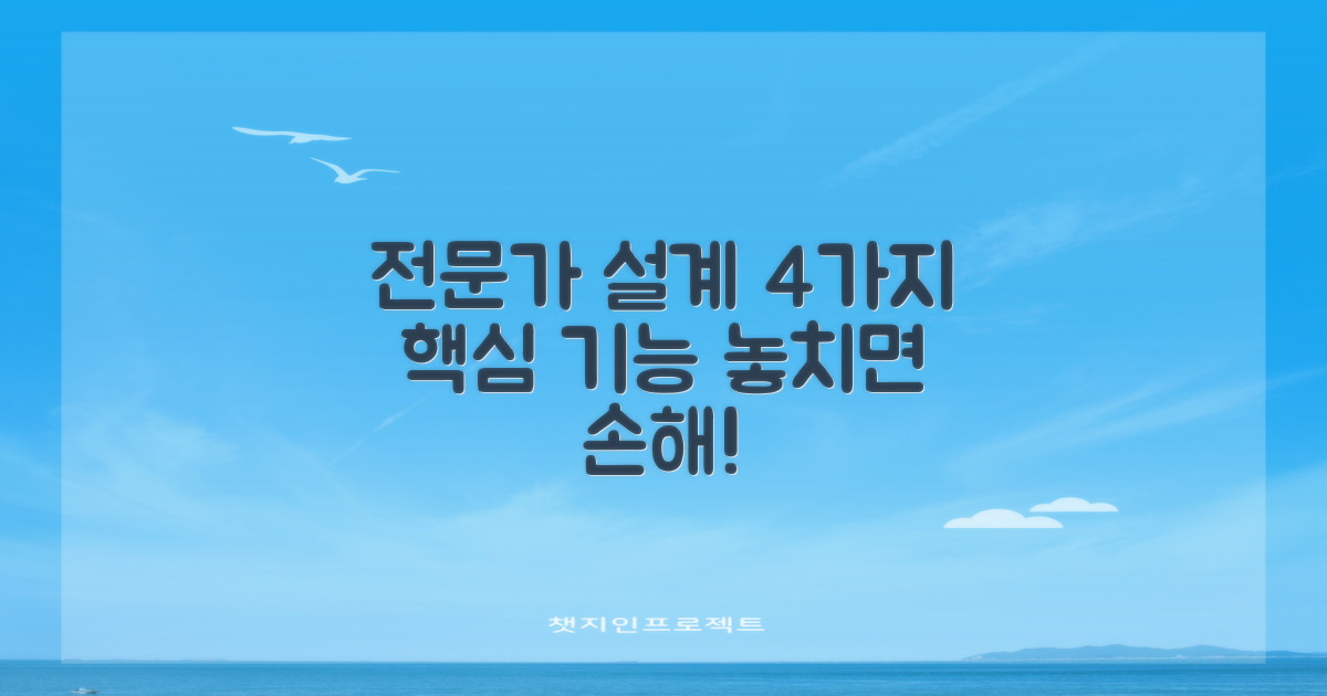전문가 설계, 4가지 핵심 기능
