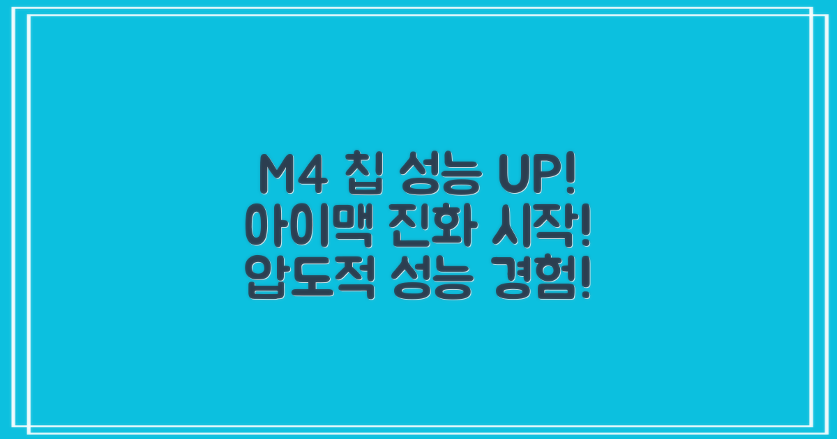 M4 칩 성능, 아이맥의 진화