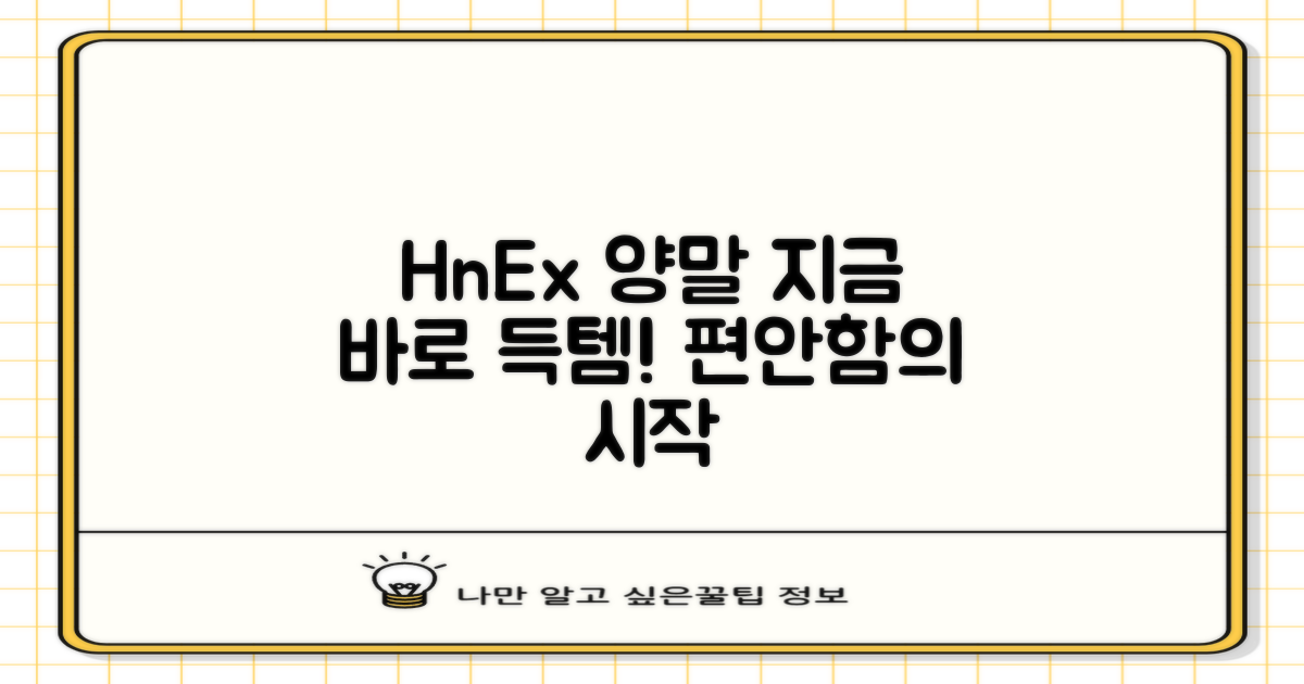 지금 바로 HnEx 양말을 선택하세요