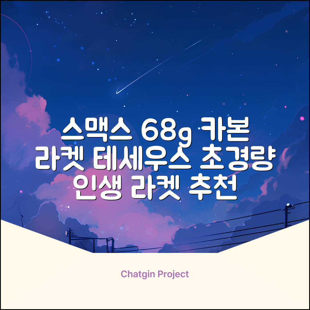 스맥스코리아 풀카본 초경량 배드민턴 라켓 68g, 테세우스 화이트, 1개 추천 리뷰