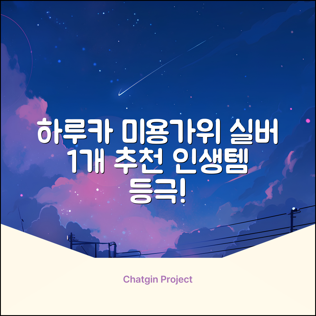 하루카 미용가위 세트, 실버, 1개 추천 리뷰