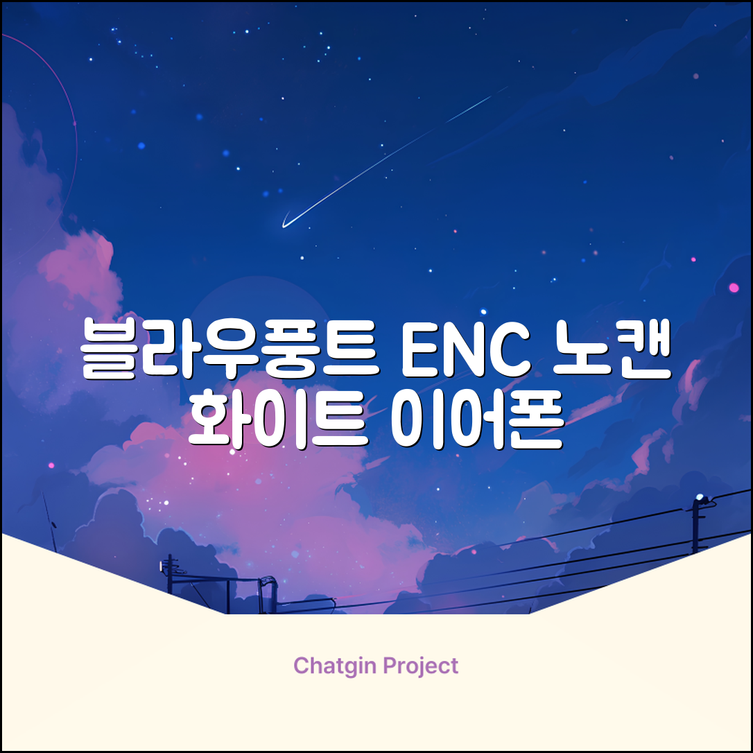 블라우풍트 ENC 노이즈 캔슬링 블루투스 이어폰, BLP-BE331W, 화이트 추천 리뷰