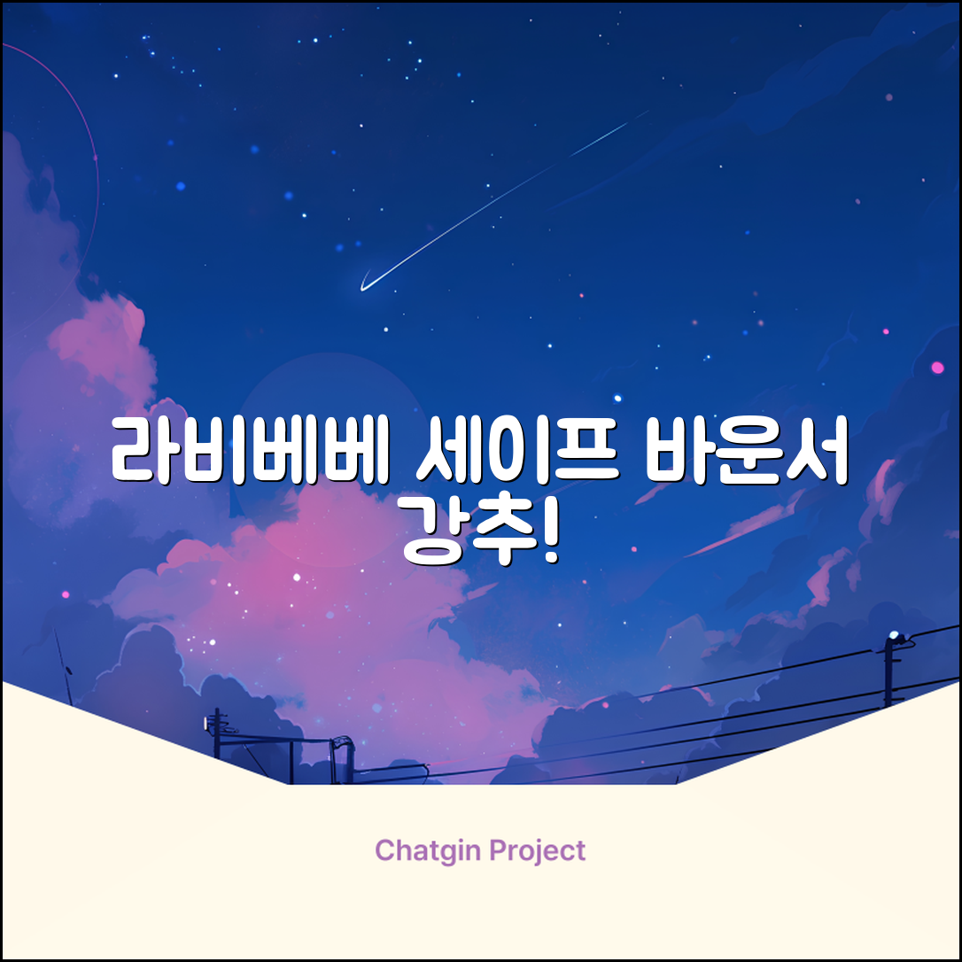 라비베베 세이프 바운서 추천 리뷰