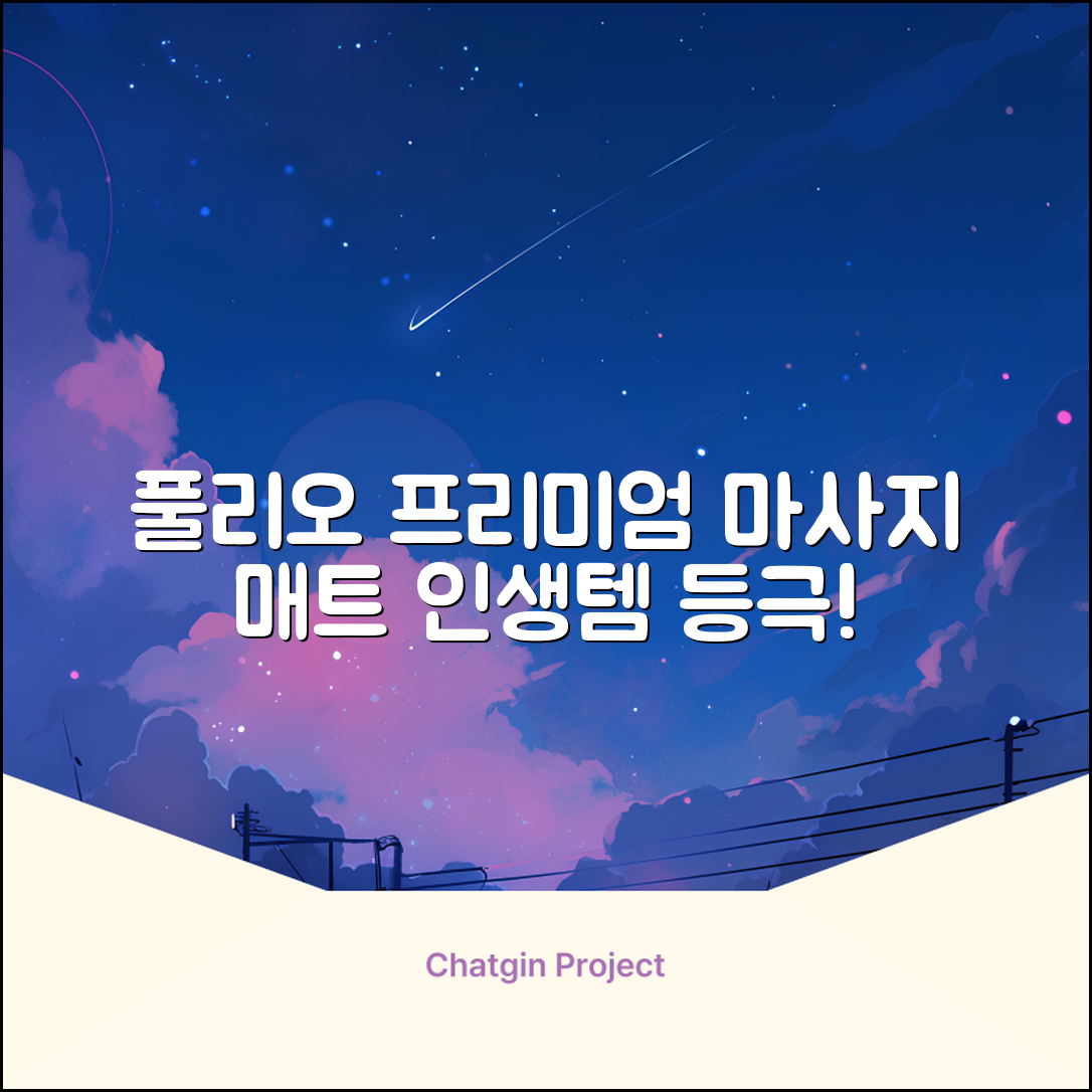 [풀리오 본사] 풀리오 프리미엄 마사지 매트 추천 리뷰
