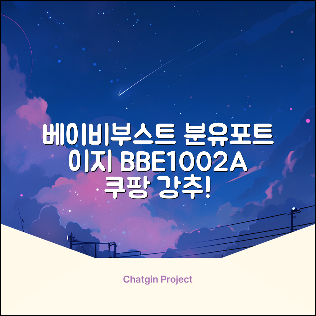 베이비부스트 이지 분유포트, BBE1002A 추천 리뷰