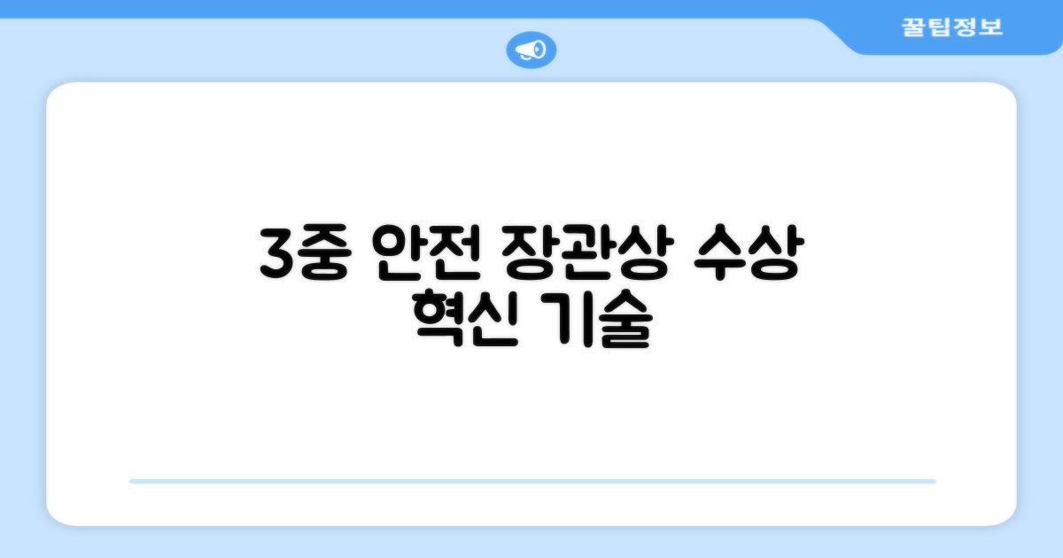 3중 안전, 장관상 수상