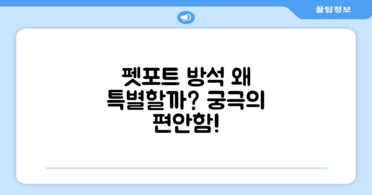 펫포트 방석, 무엇이 특별할까?
