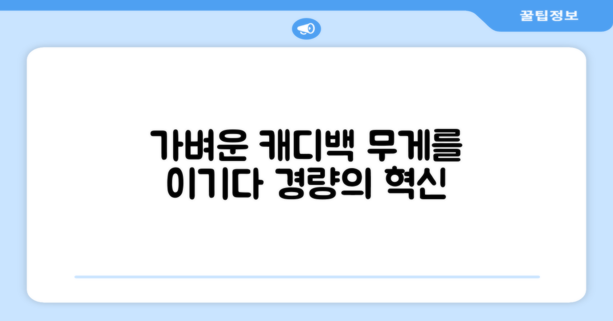 경량 캐디백, 무게와의 싸움