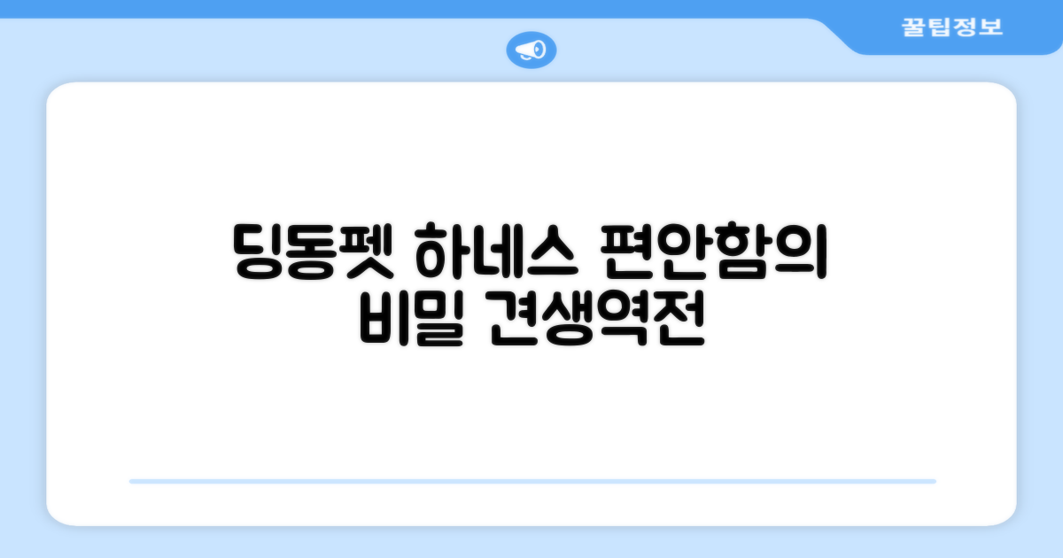 편안함, 딩동펫 하네스의 비밀