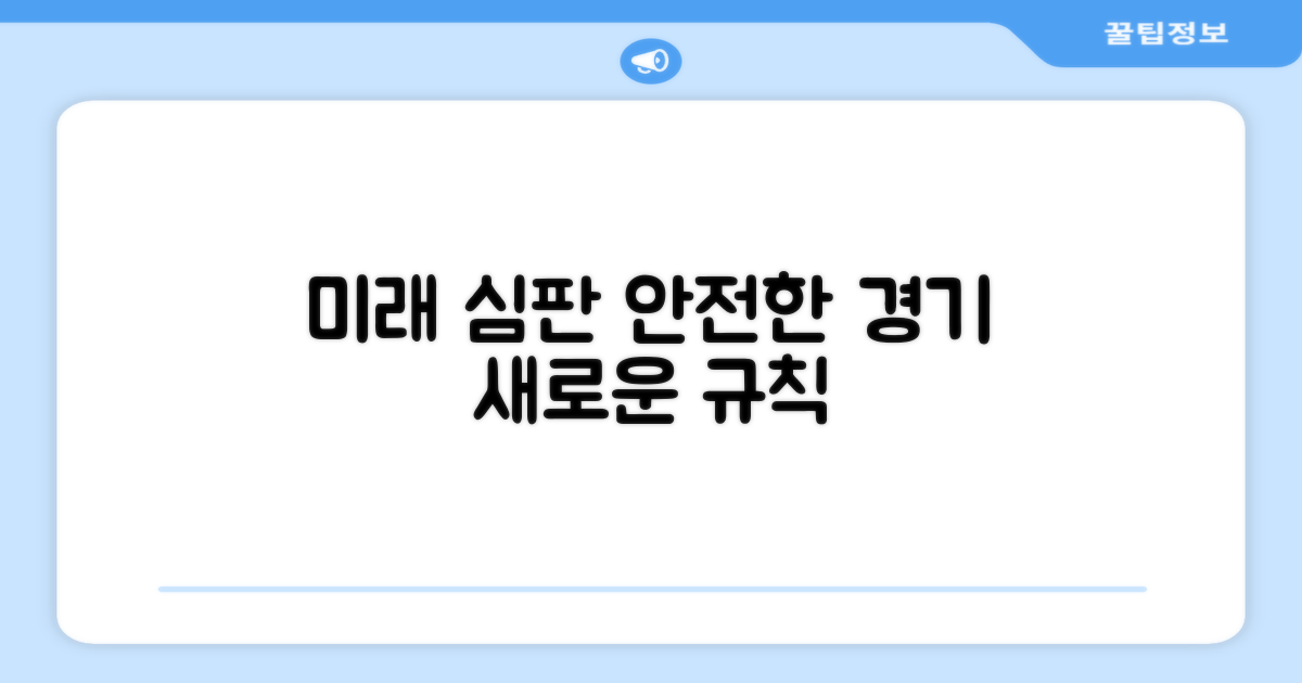 더욱 안전한 경기, 미래의 심판