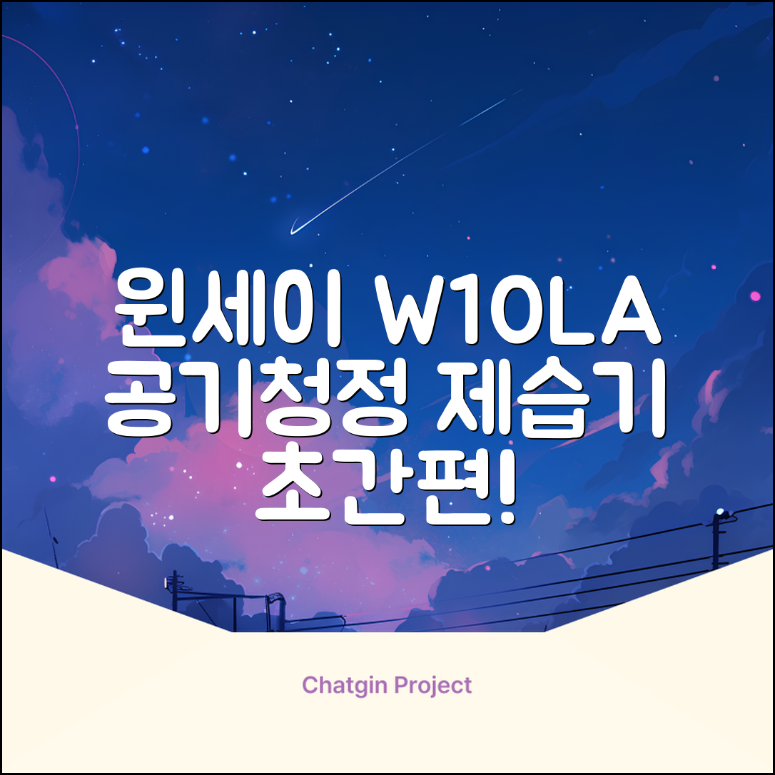 윈세이 인버터 방하나 공기청정 제습기 10L W10LA 추천 리뷰