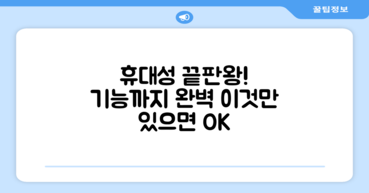 휴대성, 기능성 집중 분석