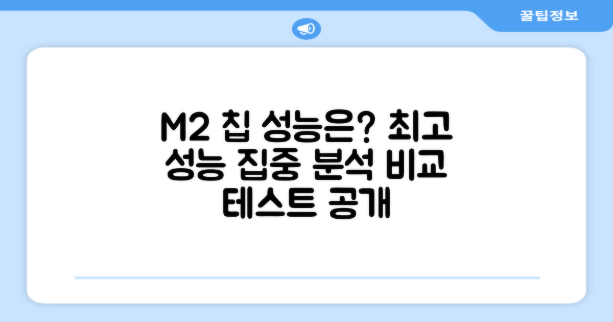 M2 칩, 성능은 어느 정도?