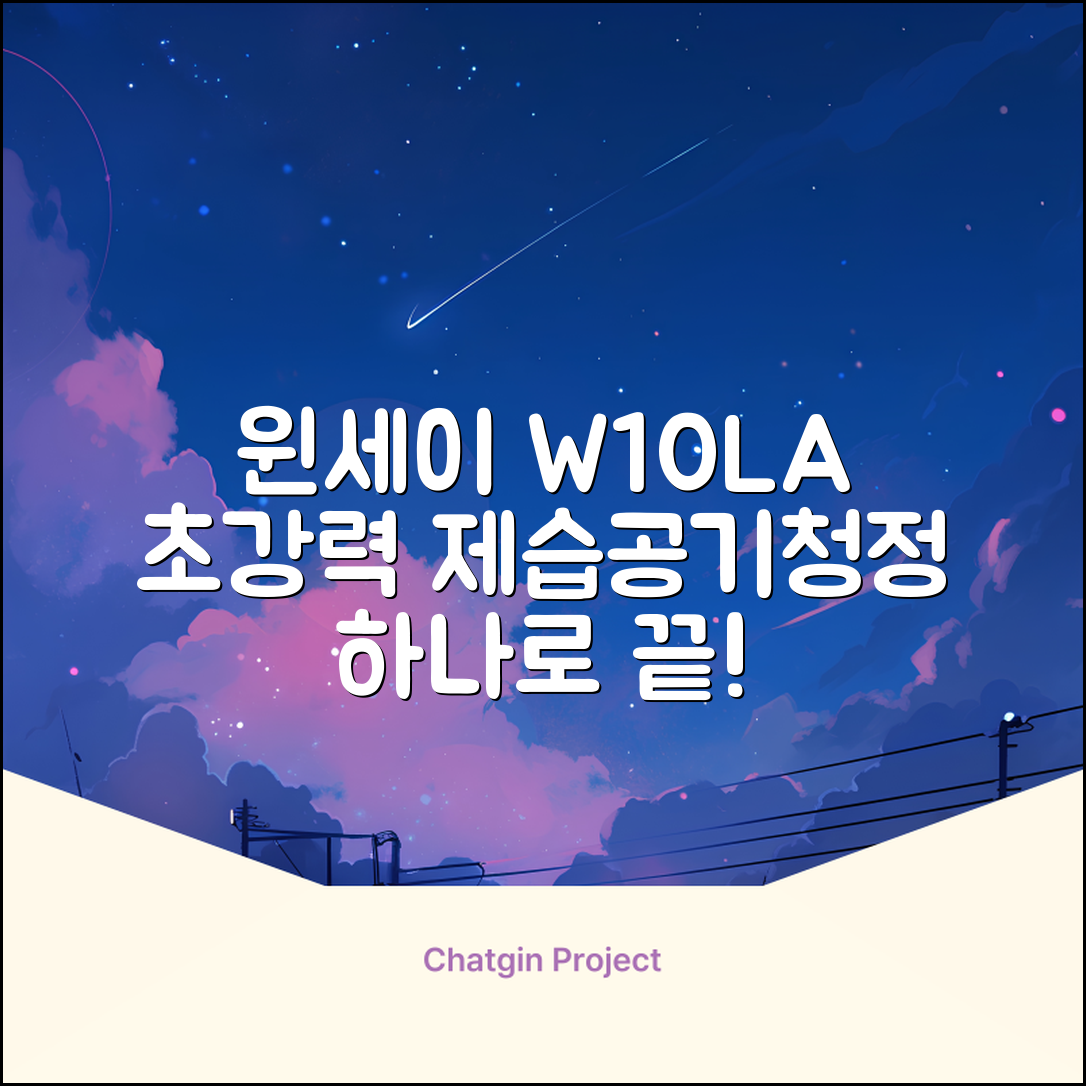 윈세이 인버터 방하나 공기청정 제습기 10L W10LA 추천 리뷰