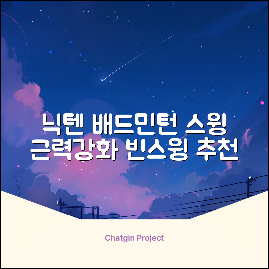 닉텐 배드민턴 스윙연습봉 - 근력강화 및 빈스윙연습, 1개, 스윙연습기 추천 리뷰