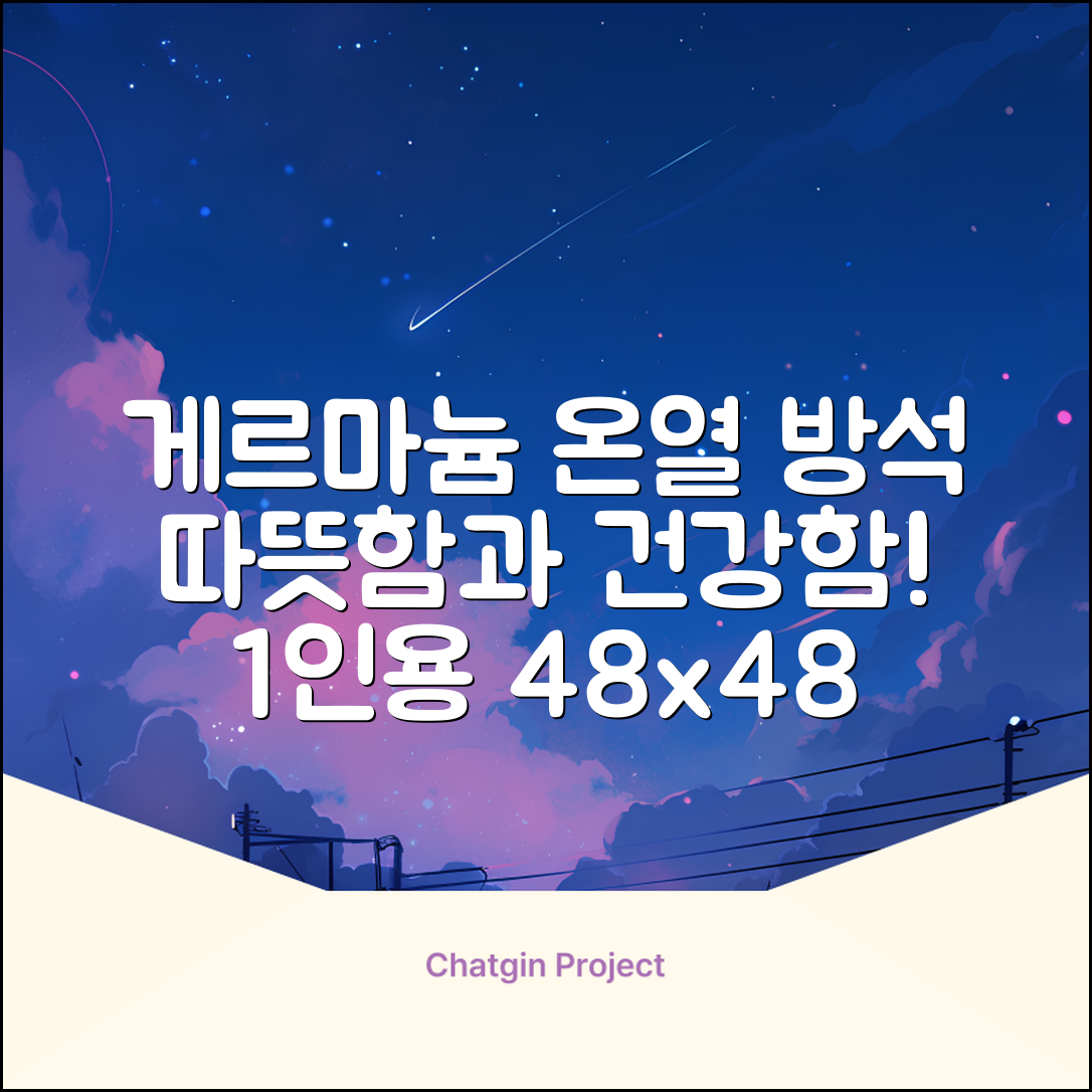 한일메디칼 GERMANIUM 게르마늄 온열 건강방석, 1인용 48X48mm, 1개 추천 리뷰