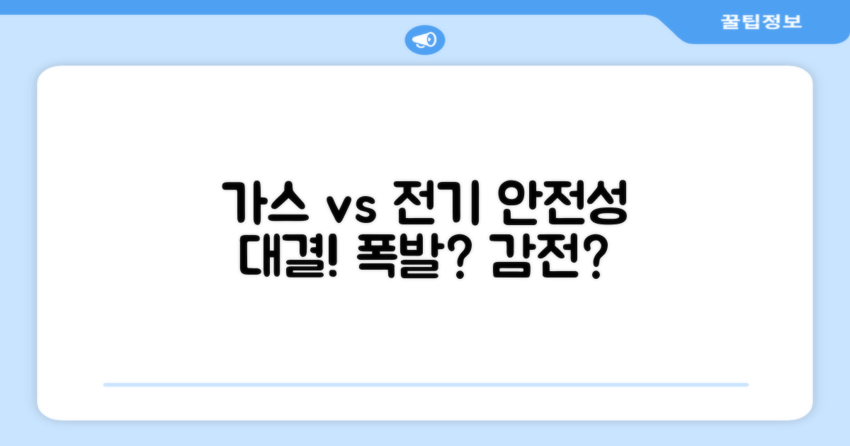 안전성: 전통 가스 vs 전기
