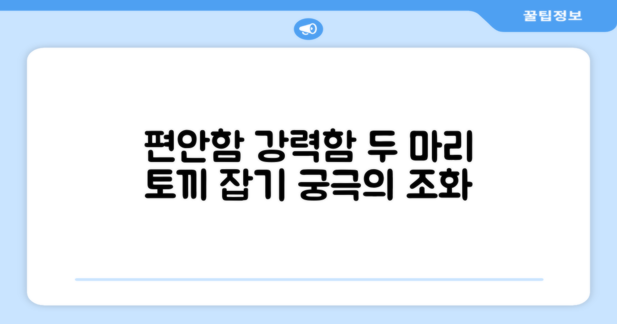 편안함과 강력함, 두 마리 토끼 잡기
