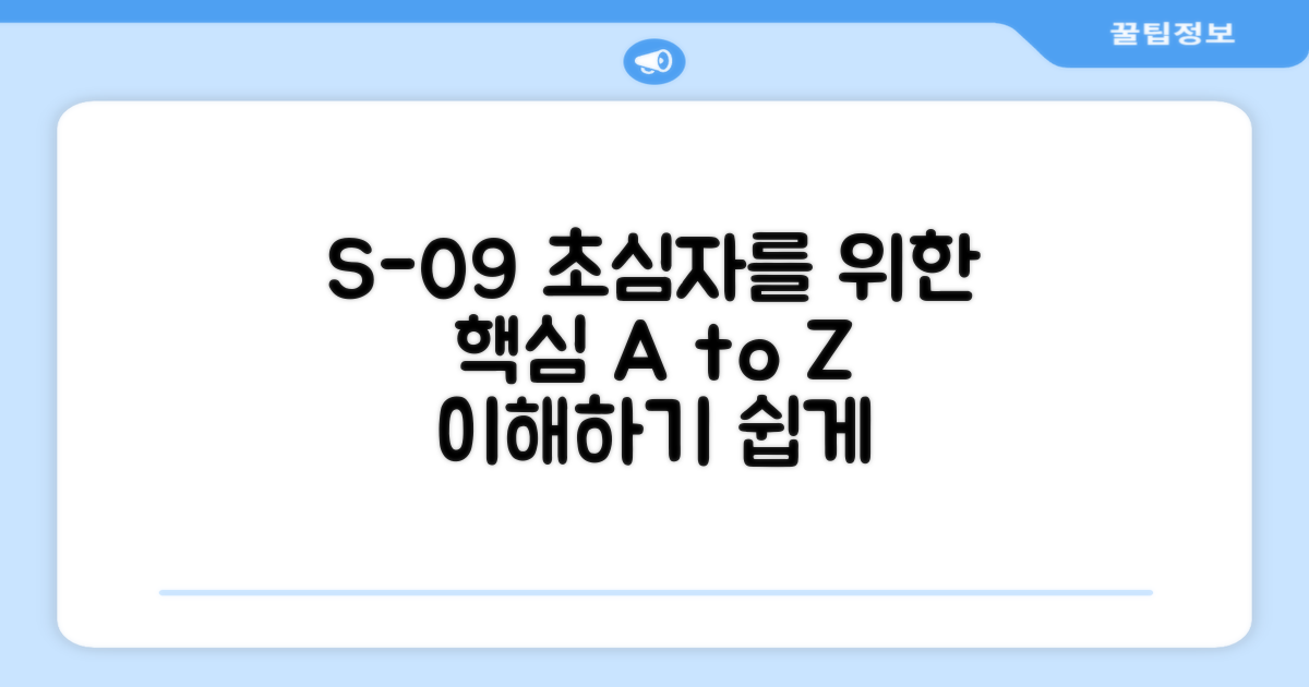 초심자에게 S-09의 의미