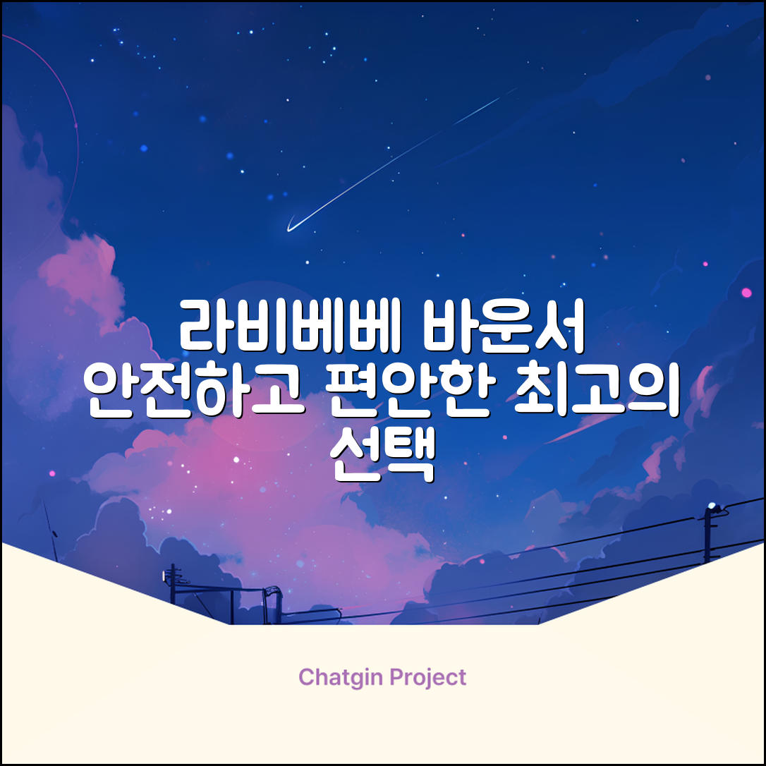 라비베베 세이프 바운서 추천 리뷰