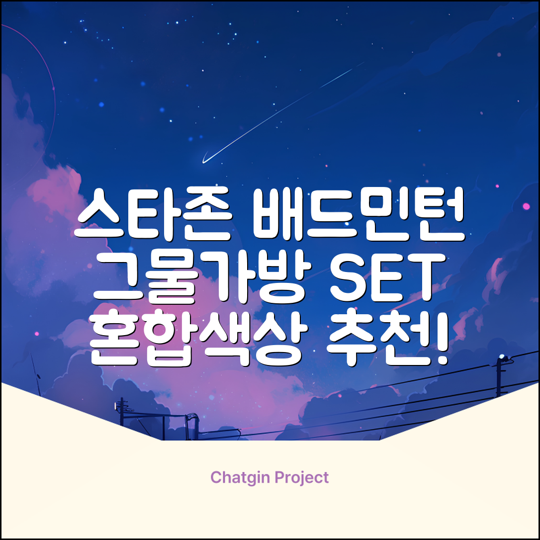 스타존 배드민턴 그물 네트 + 가방, 혼합색상, 1세트 추천 리뷰