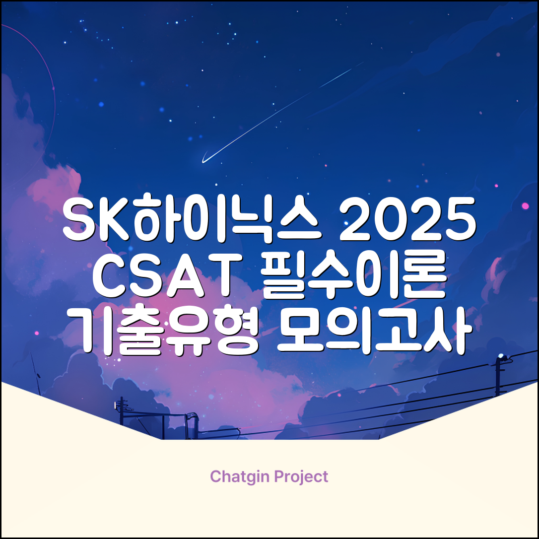 2025 SK하이닉스 Maintenance / Operator 온라인 SKCT: 영역별 필수이론 + 최신 기출유형 모의고사, 고시넷 추천 리뷰