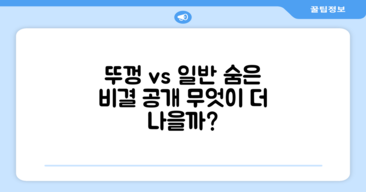 뚜껑형 vs 일반형 비교
