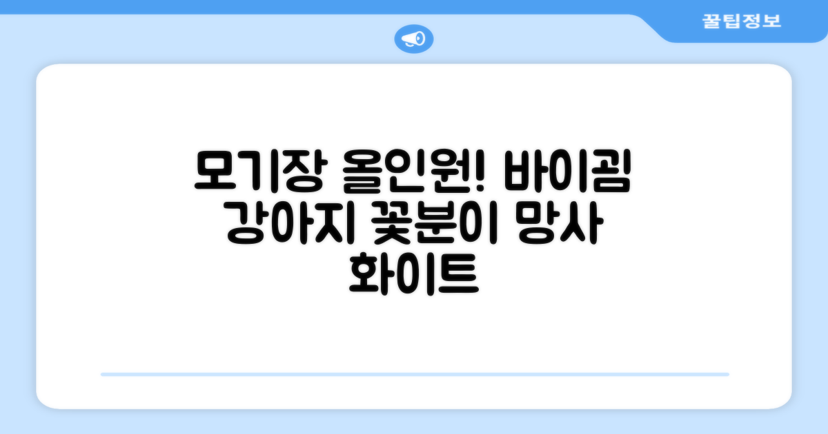 바이굄 강아지 해충 모기장 꽃분이 망사 올인원, 화이트, 1개 추천 리뷰